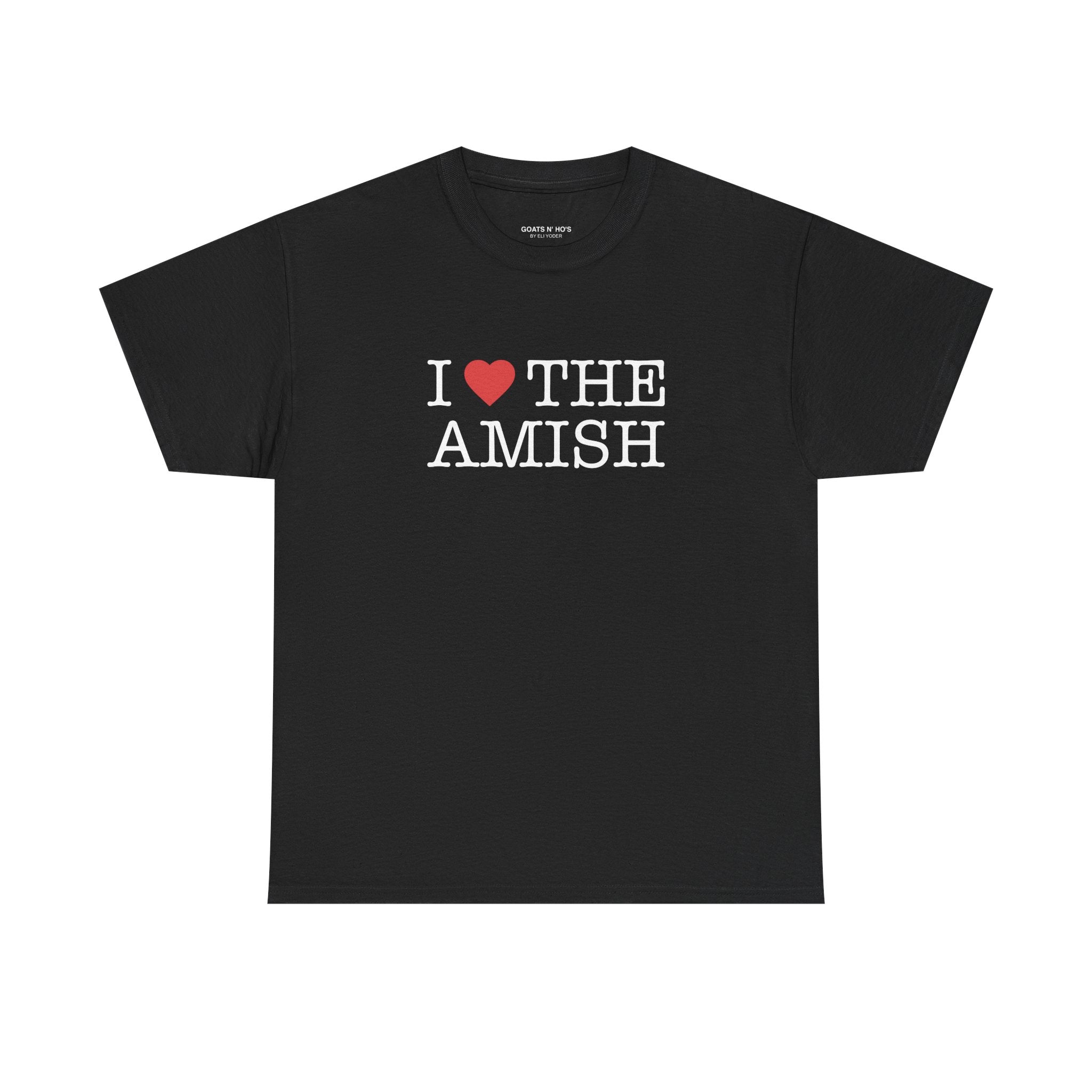 I HEART THE AMISH - Black Tee