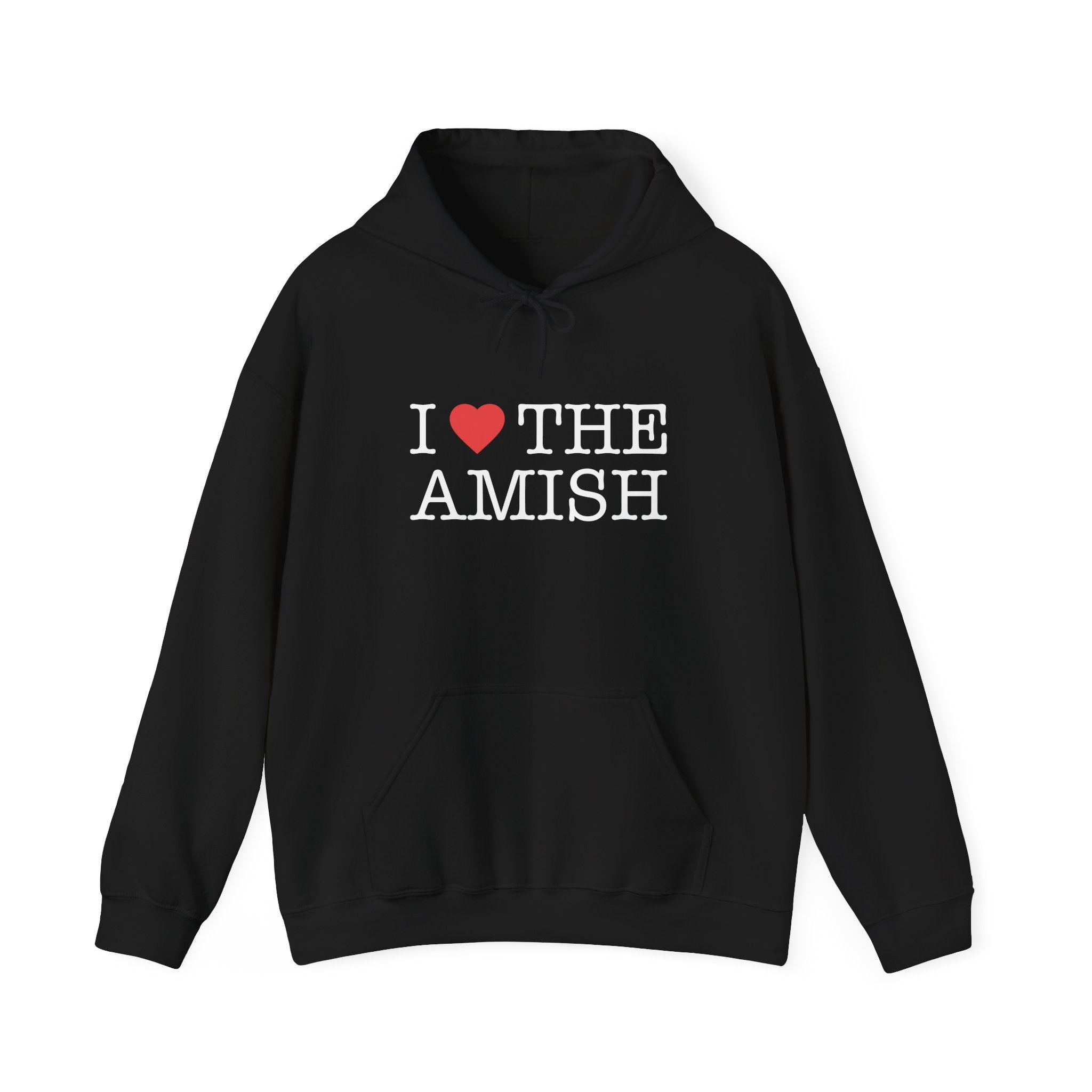 I HEART THE AMISH - Black Hoodie