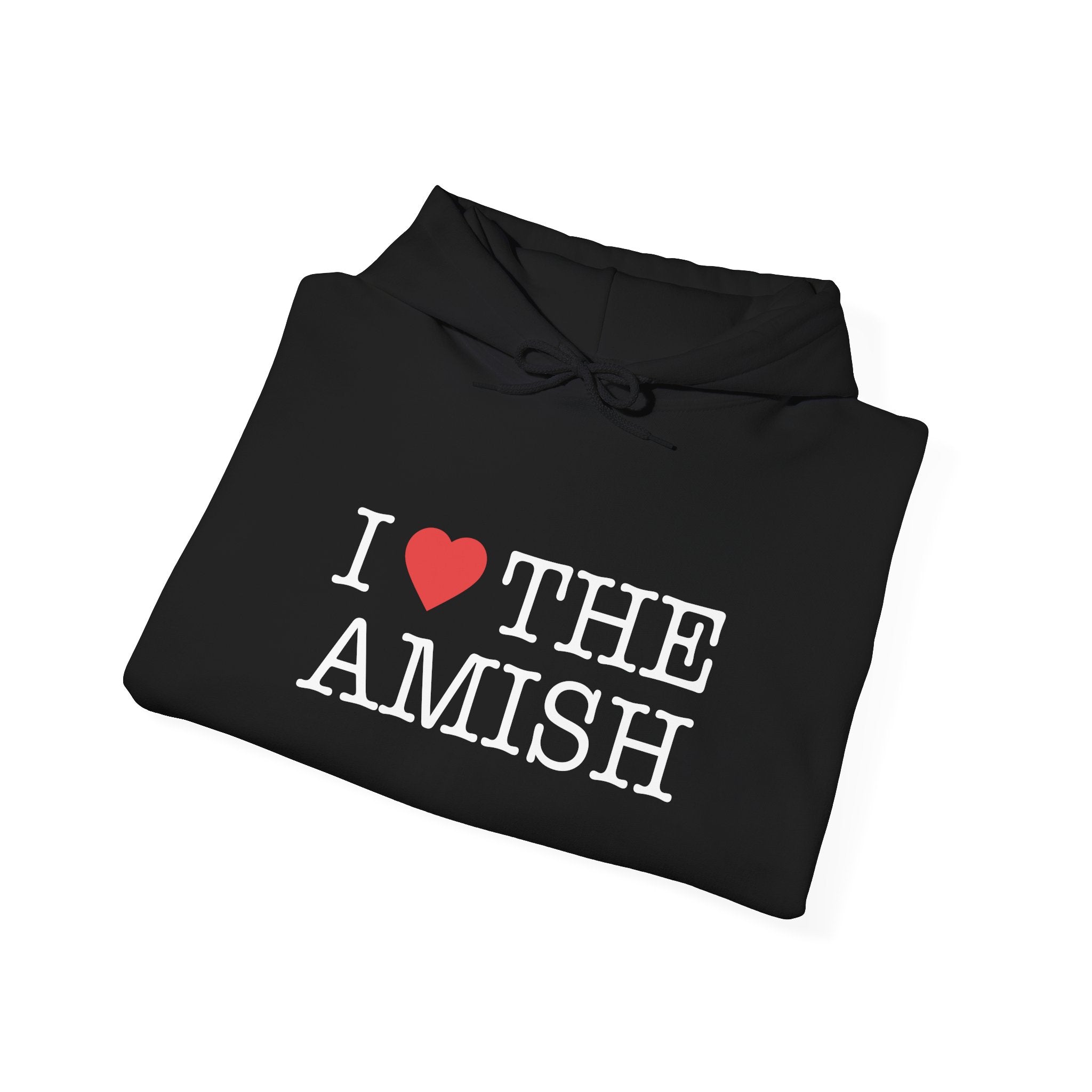 I HEART THE AMISH - Black Hoodie