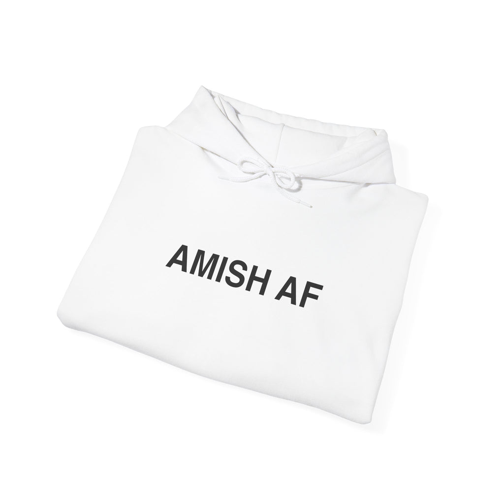 AMISH AF - White Hoodie