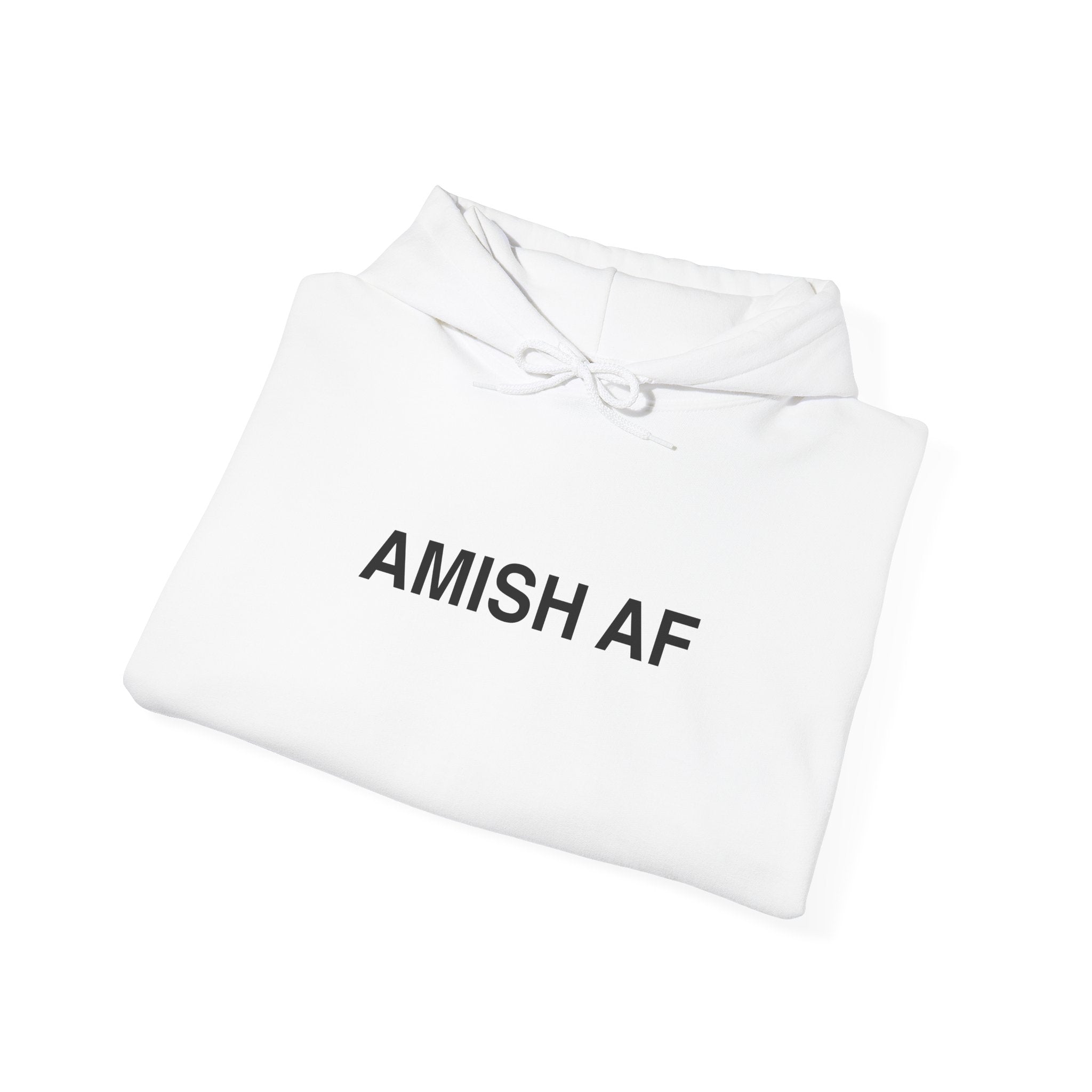 AMISH AF - White Hoodie