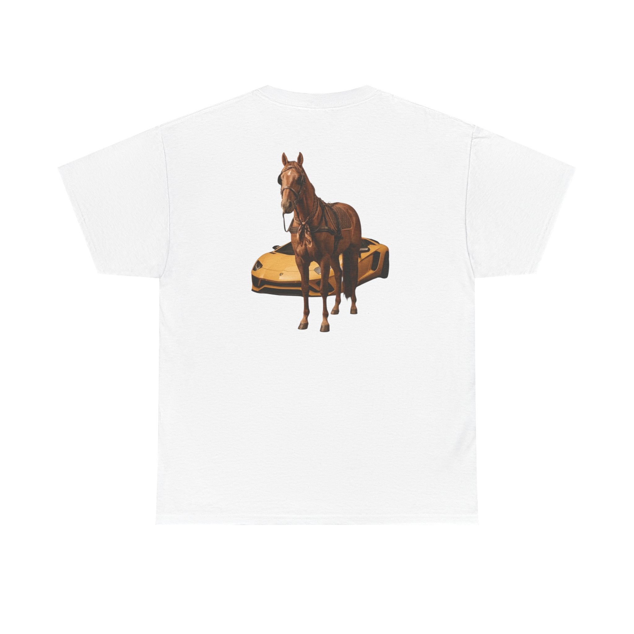 HORSEPOWER - Graphic White Tee