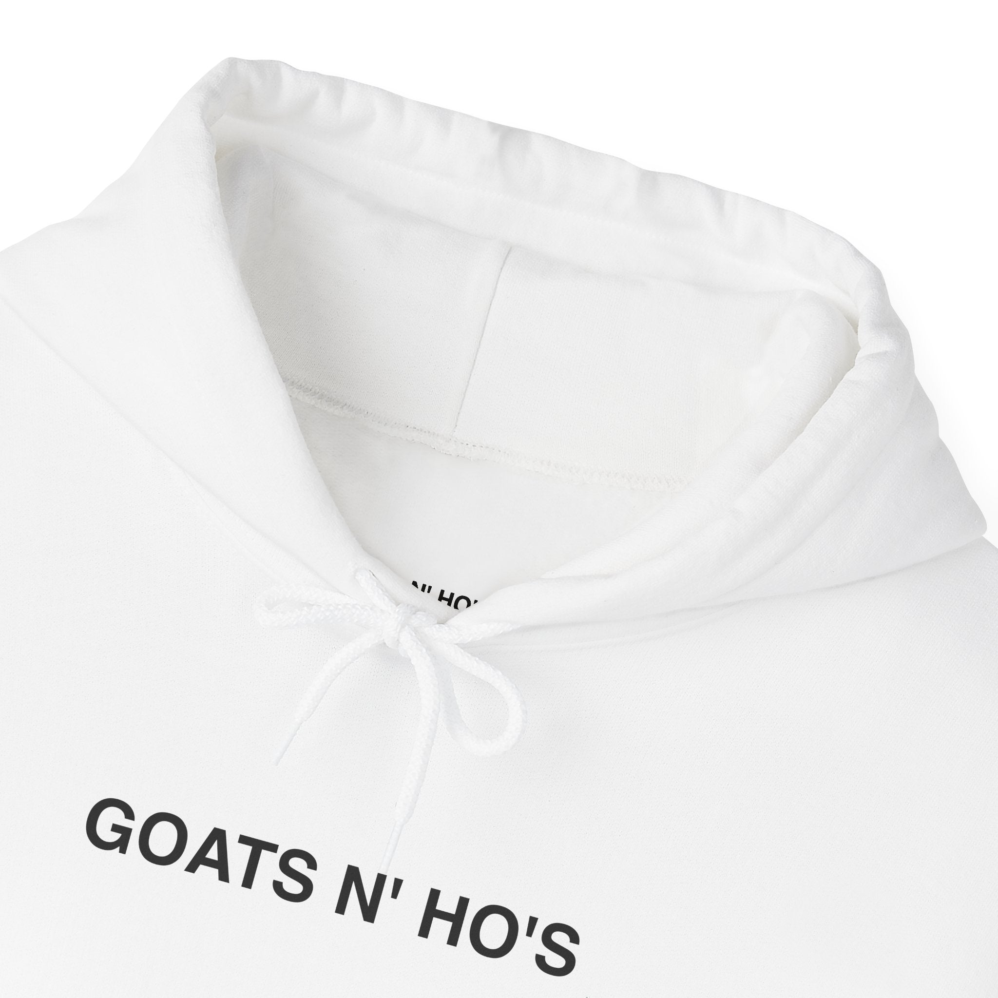 GOATS N' HO'S - Graphic White Hoodie