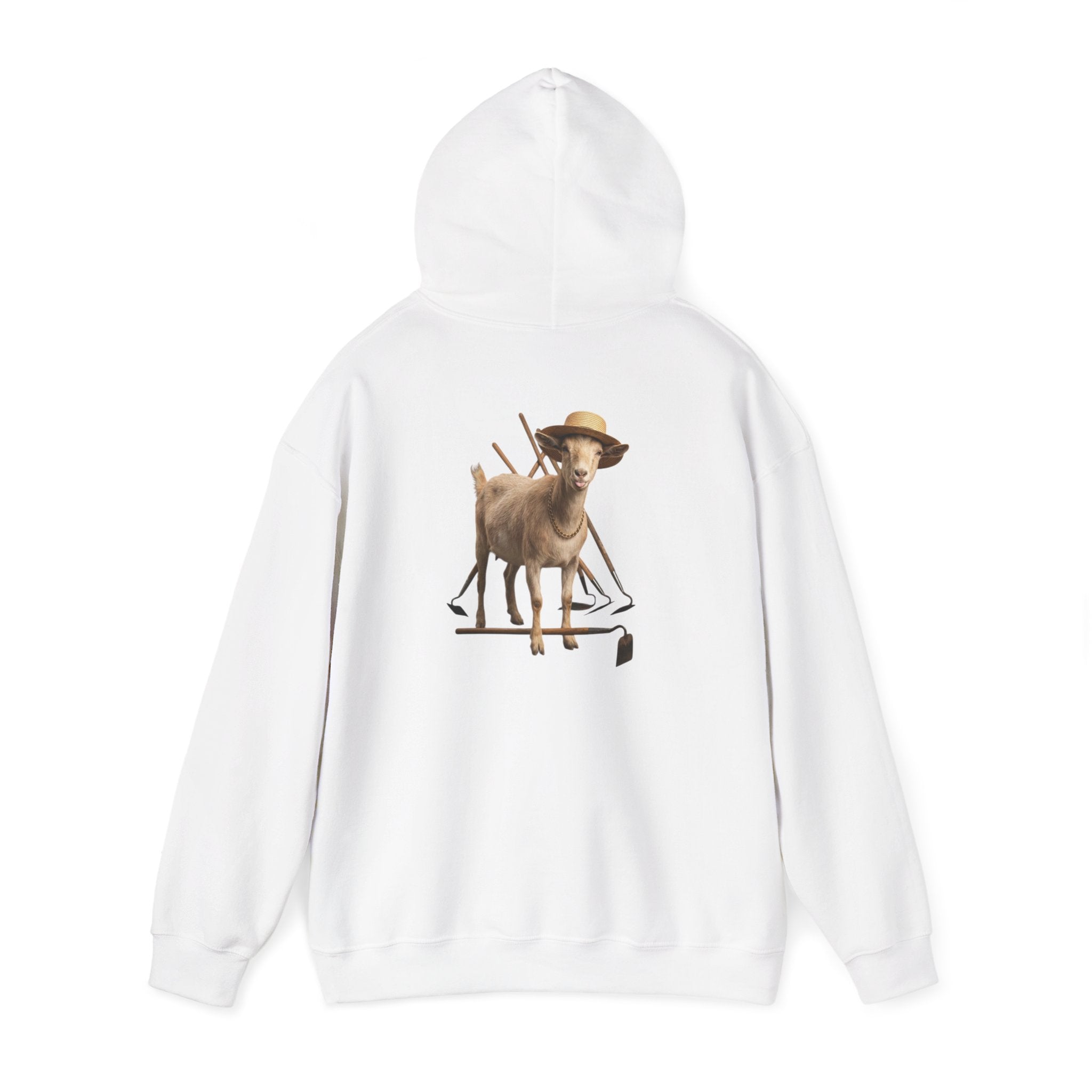 GOATS N' HO'S - Graphic White Hoodie