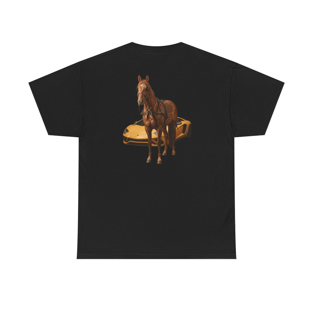 HORSEPOWER - Graphic Black Tee