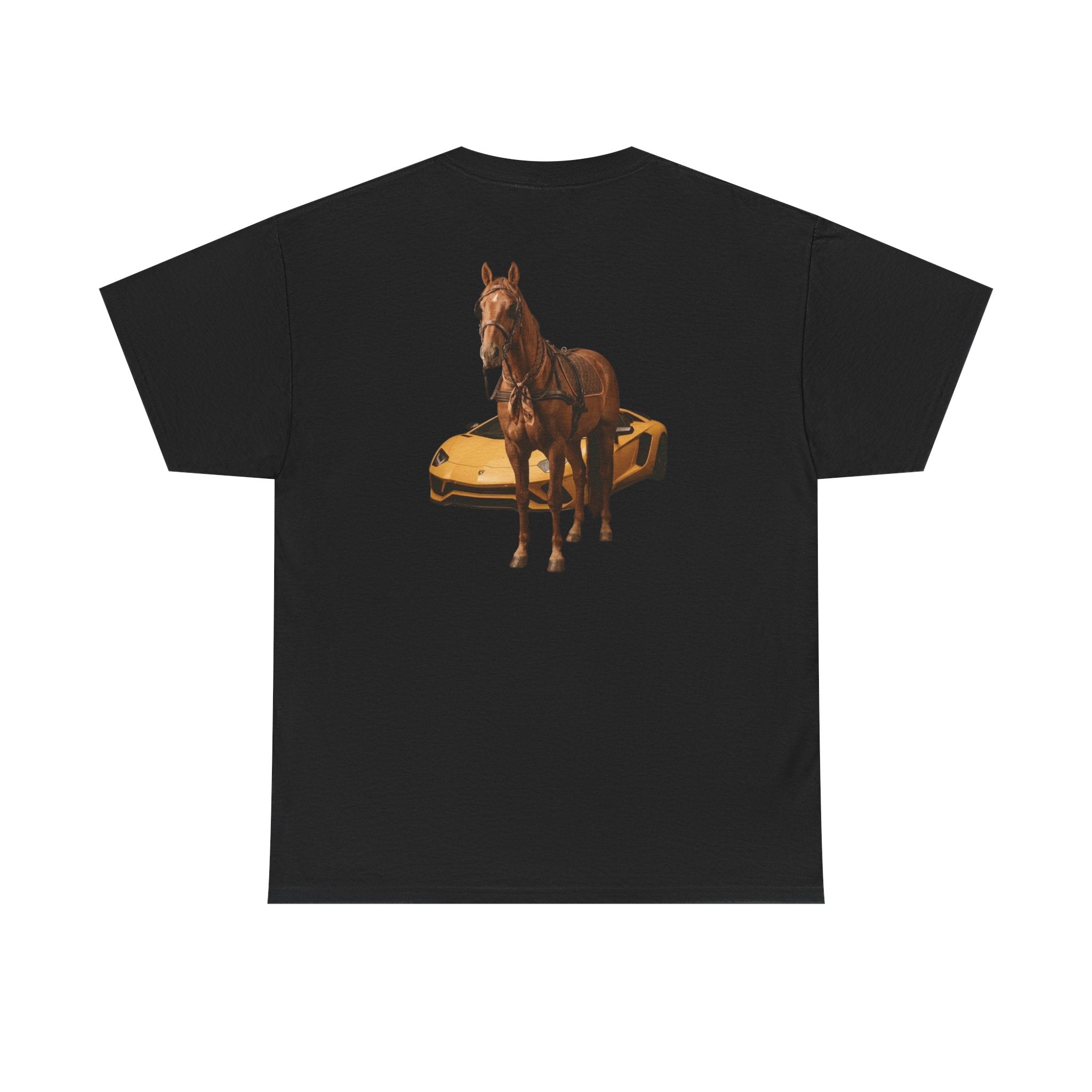 HORSEPOWER - Graphic Black Tee