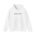 GOATS N' HO'S - Graphic White Hoodie