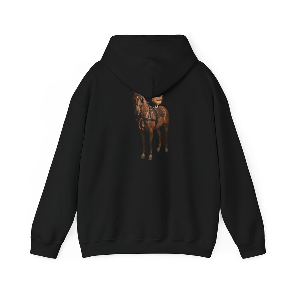 HORSE COCK - Graphic Black Hoodie