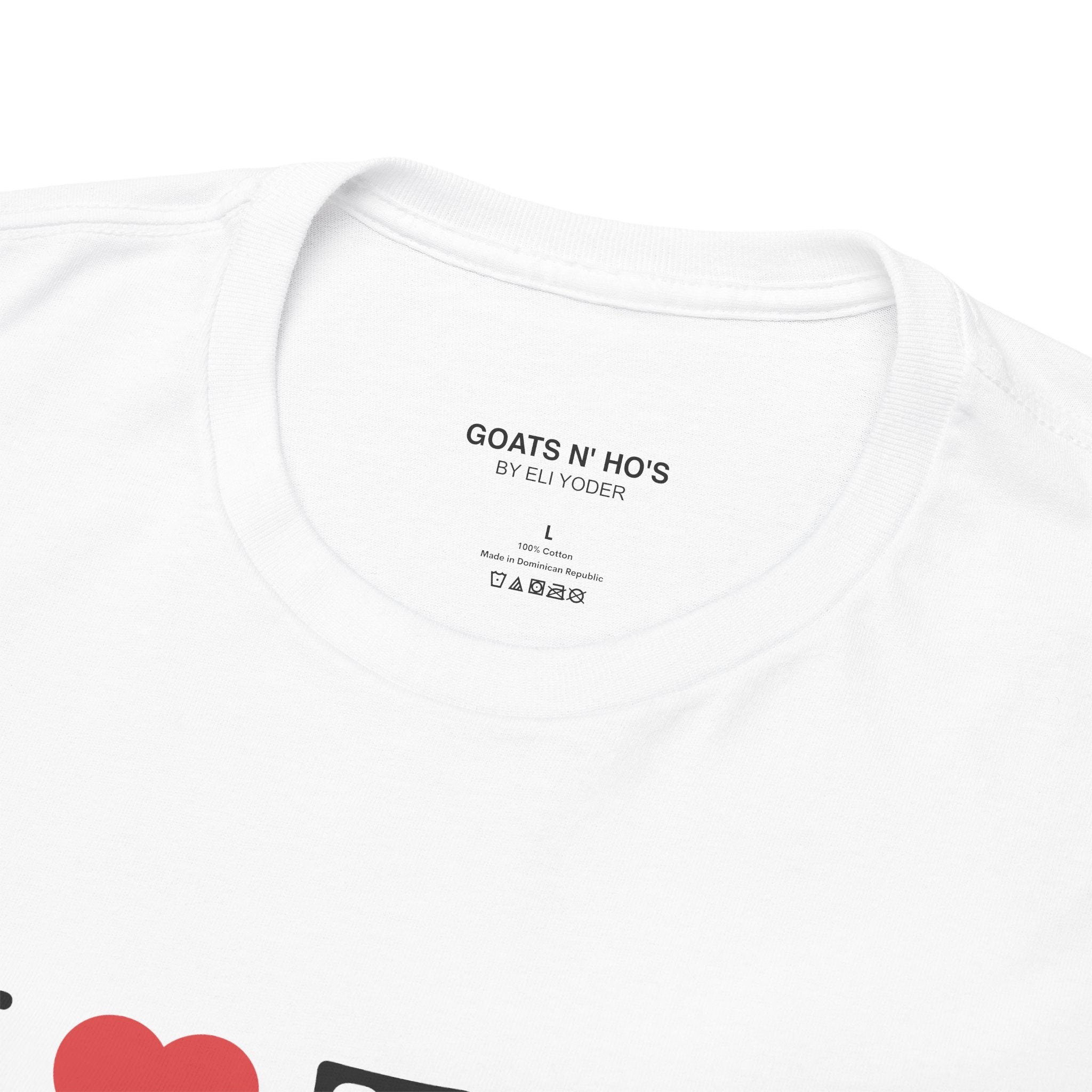 I HEART THE AMISH - White Tee