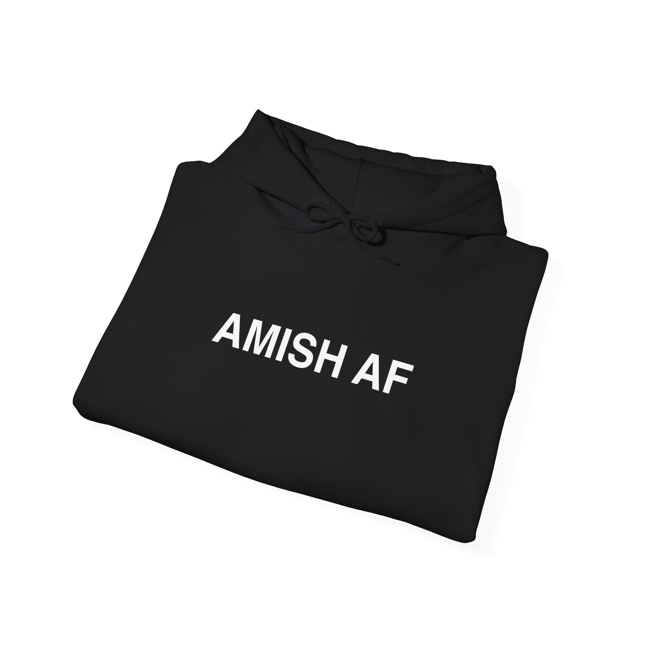 AMISH AF - Black Hoodie