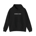 HORSE COCK - Graphic Black Hoodie