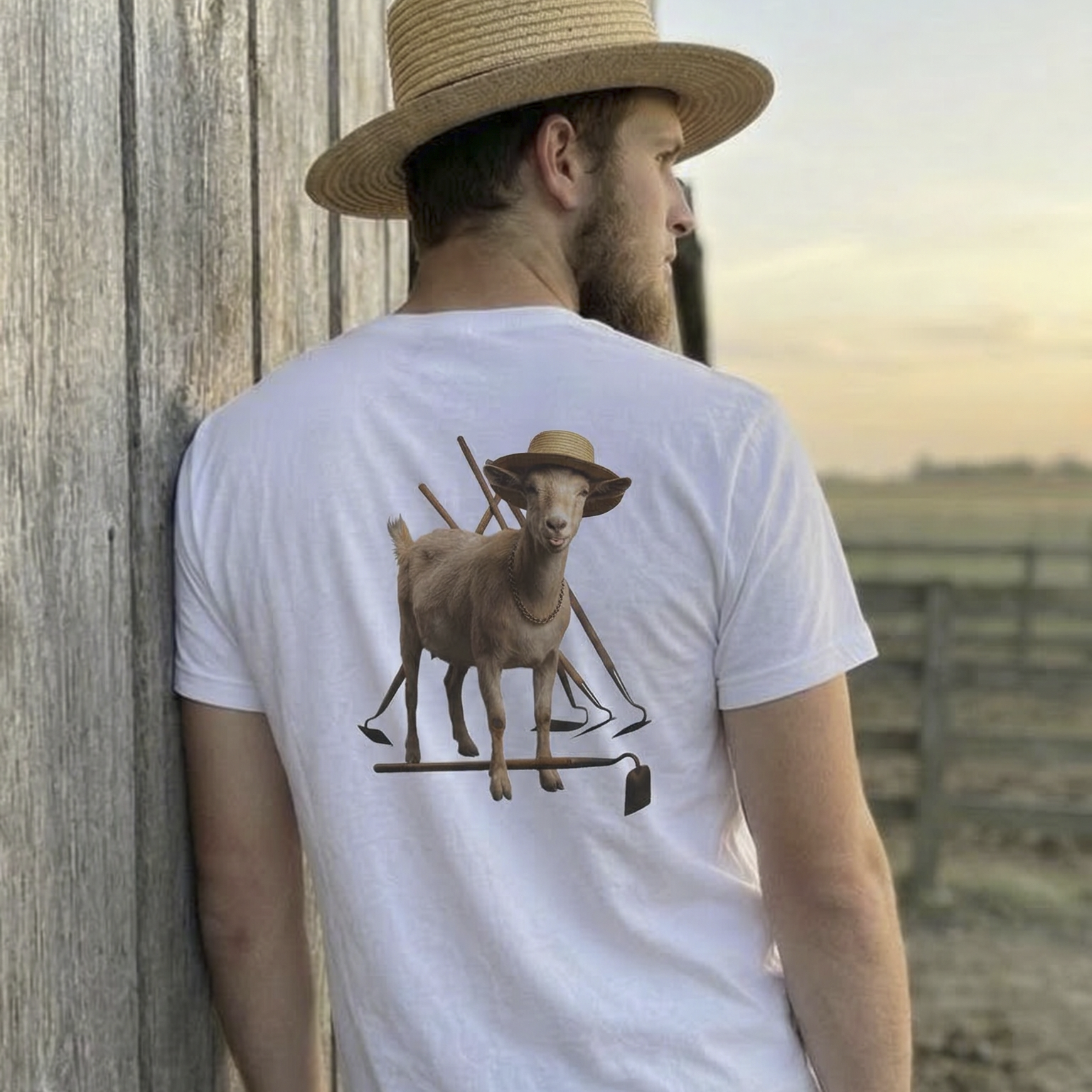 GOATS N' HOES - Graphic White Tee