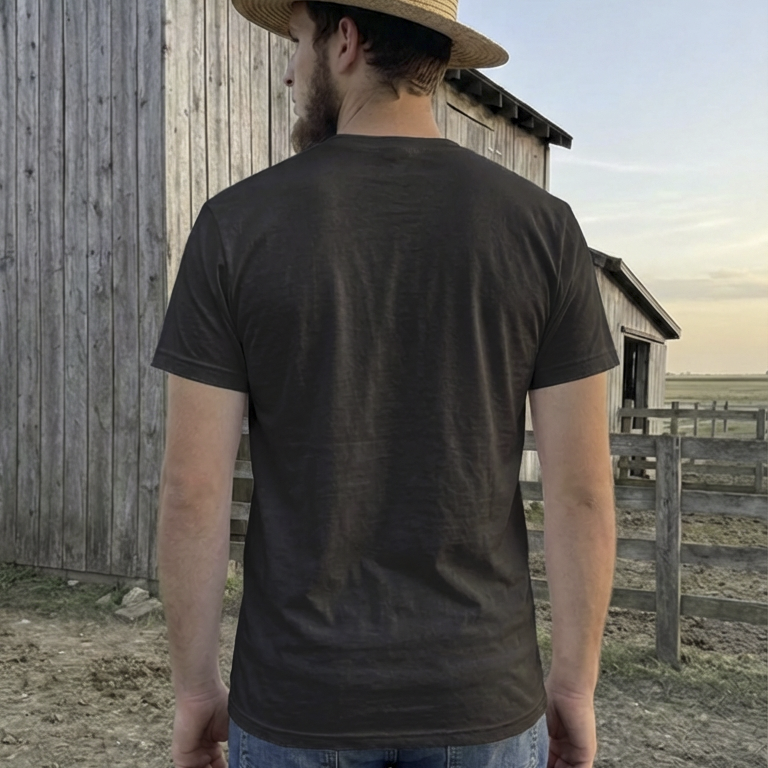 AMISH AF - Black Tee